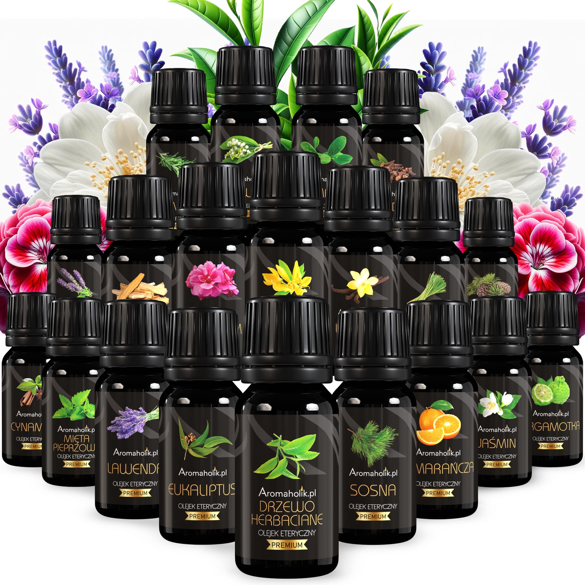 Sada 100% prírodných esenciálnych olejov 200ml BIO